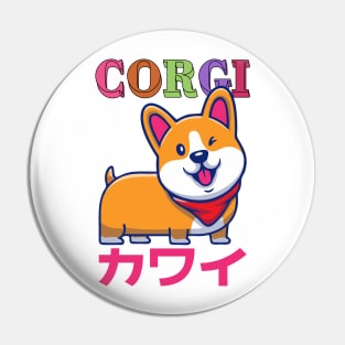 Kawaii Corgi Pin