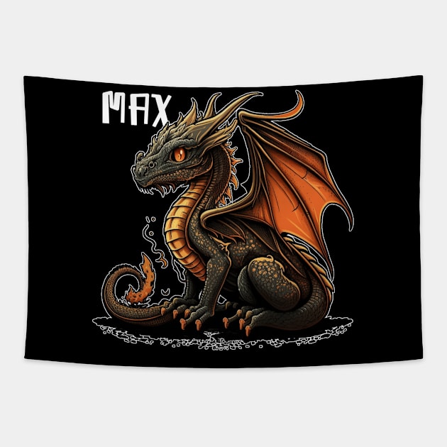 Cute Dragonpets Max Dragon Doll Fursuiter Cosplayer Tapestry by GraphicsLab