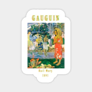 Gauguin Hail Mary Painting Magnet