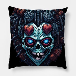 Cyborg Hearts Pillow