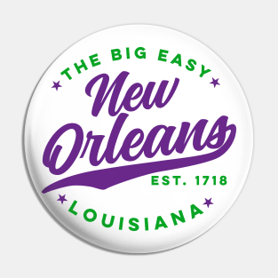 Vintage New Orleans Louisiana The Big Easy USA City Pin