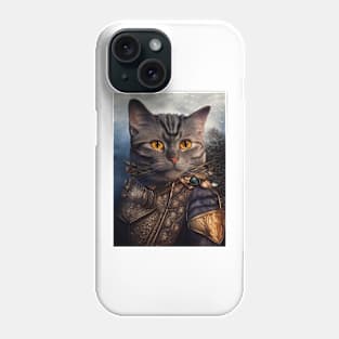 Golden armor knight cat: Michiberto Phone Case