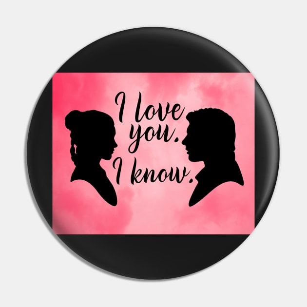 Pink Han and Leia I love you. Pin by baranskini