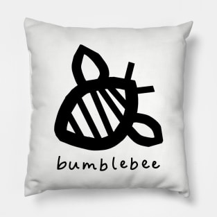 Chunky Line Bumblebee Pillow