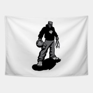 Basketball Soldier T-shirt Tapestry