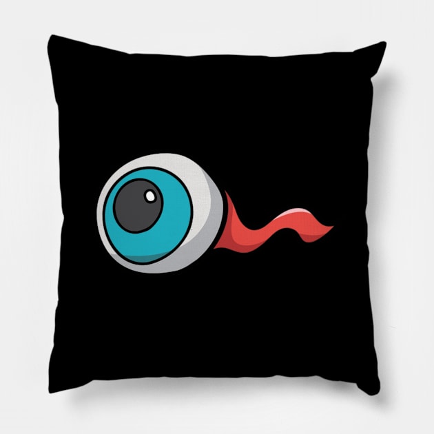 Eyeball - Creepy - Gouged Eyeball -2017 Halloween Shirt Pillow by BKFMerch