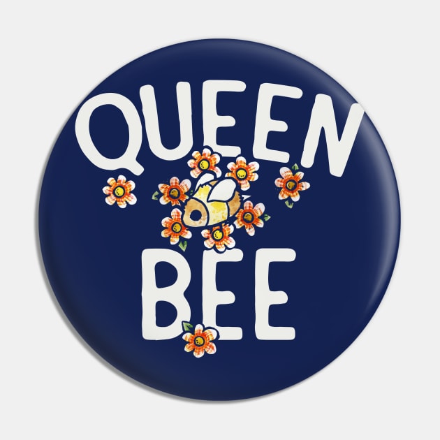 Queen Bee Pin by bubbsnugg