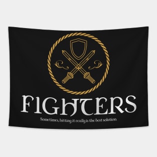 Fighters Fighter Dungeons Crawler and Dragons Slayer Tapestry