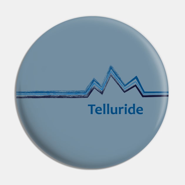 Telluride Colorado Pin by leewarddesign