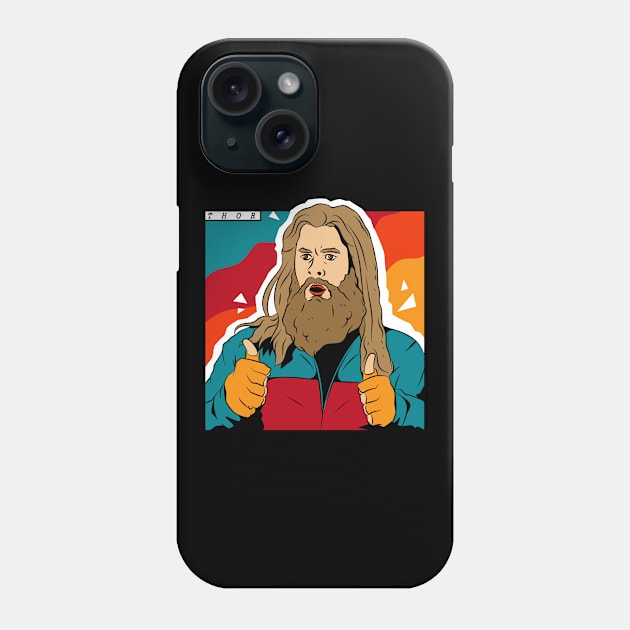 love and thunder - most famous superhero Phone Case by super villain