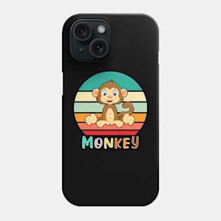 Vintage Retro Monkey Phone Case