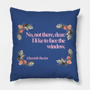 Hyacinth Quotes Pillow