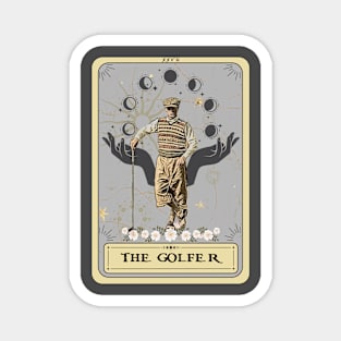 The Golfer Tarot Card, Golf Player Magnet