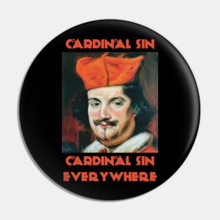 Cardinal pun meme Pin