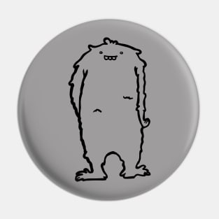 Hairy Monster Pin