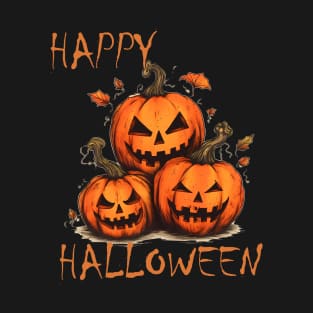 Happy Halloween pumpkins T-Shirt