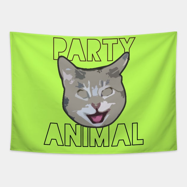 Party Animal Tapestry by renzkarlo