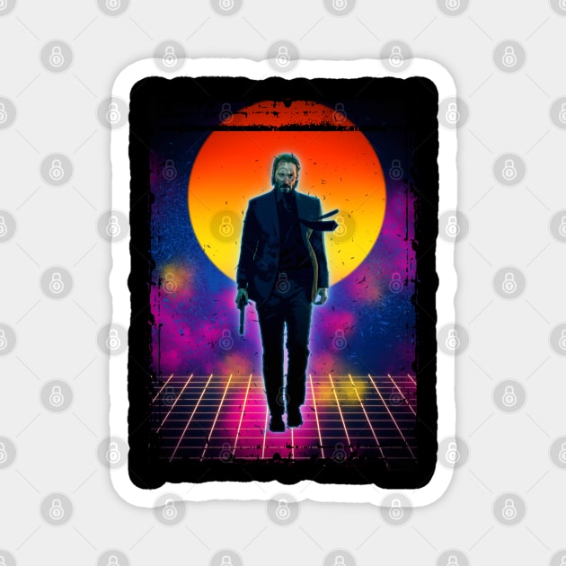 John Wick the boogieman Magnet by PrintstaBee