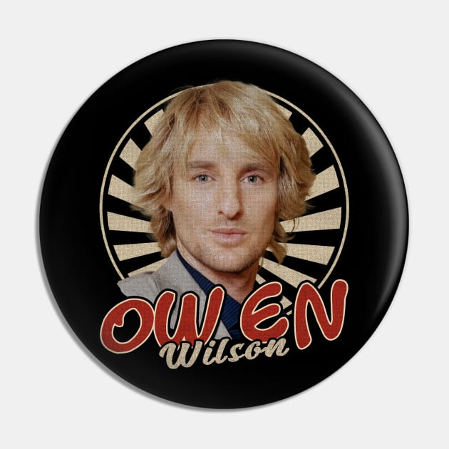 Vintage Circle Owen Wilson Pin by Motor Ilang