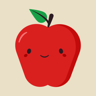 Cute Kawaii Red Apple T-Shirt