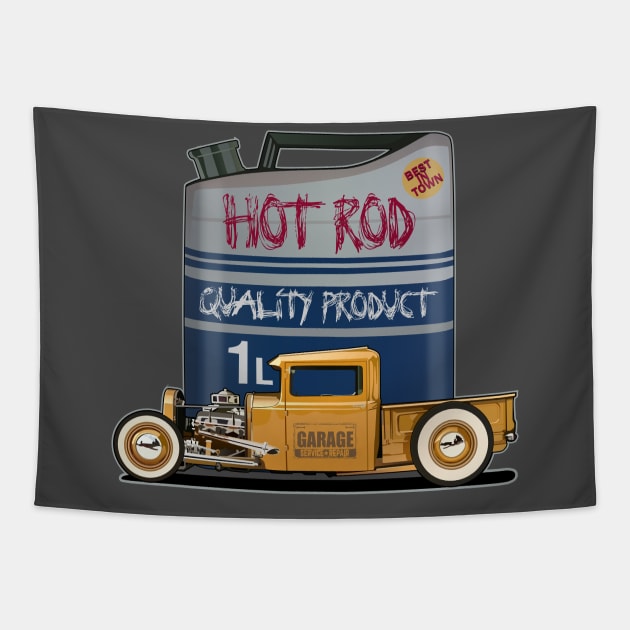 Hot Rod Tapestry by Akira31