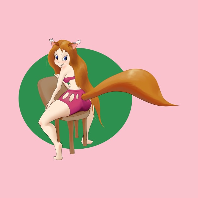Its Emy, the cute squirrel girl. by Zimart
