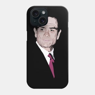 Tommy Lee Jones Portrait Phone Case