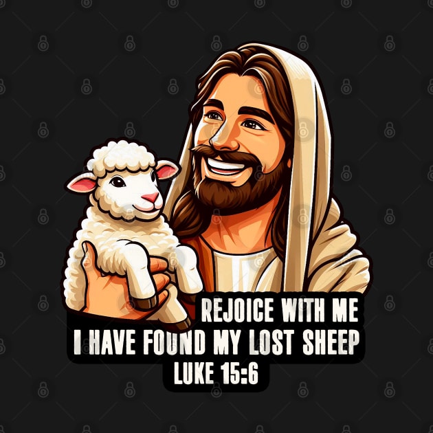 Luke 15:6 I Have Found My Lost Sheep by Plushism