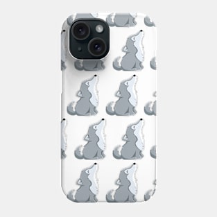 Silver Fox Cute Animal Howling Adorable Zoo Wildlife Phone Case