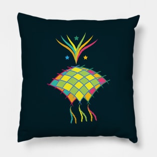 Abstract Ketupat Pillow