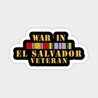 El Salvadorian War Veteran w  EXP SVC Magnet