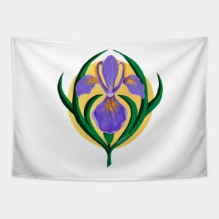 Blue Flag Iris for Quebec Tapestry