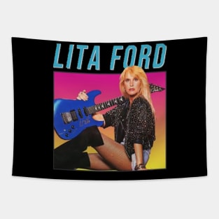 Lita ford///Retro for fans Tapestry