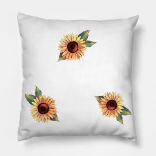 Sunflower pattern Pillow