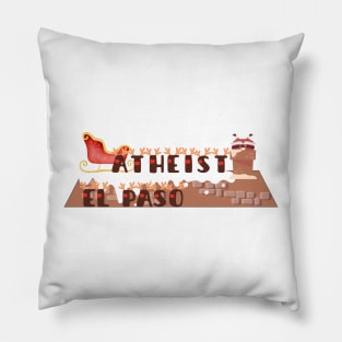 Papa Noel - El Paso Atheist Pillow