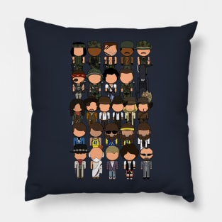 More Awesome 80s Movie Icons - "Vector-Eds" Pillow