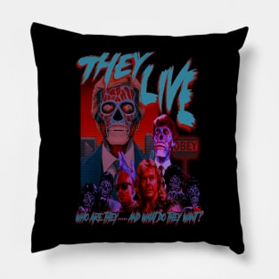 They Live, Classic Sci-Fi (Version 1) Pillow