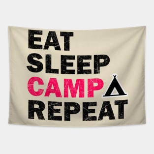 Eat Sleep Camp Repeat - Camping Lovers Gift Tapestry