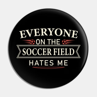 Funny Soccer Referee Pin