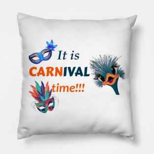 Mardi gras carnival time Pillow