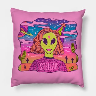 Stellar Girl Pillow