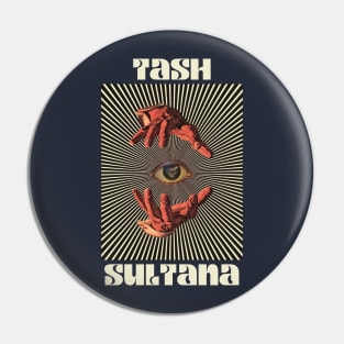 Hand Eyes Tash Sultana Pin