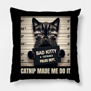 Bad Kitty Pillow