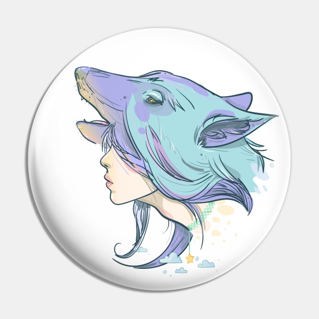 she wolf Pin by Asome