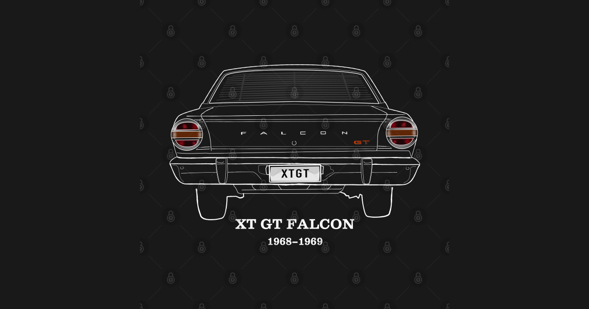 1967 XR FORD FALCON ACCESSORIES AUSSIE AD TSHIRT