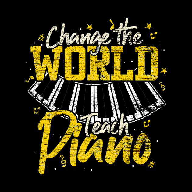 Music Teacher Piano by shirtsyoulike