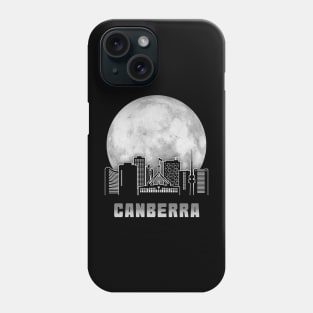 Canberra Australia Skyline Full Moon Phone Case