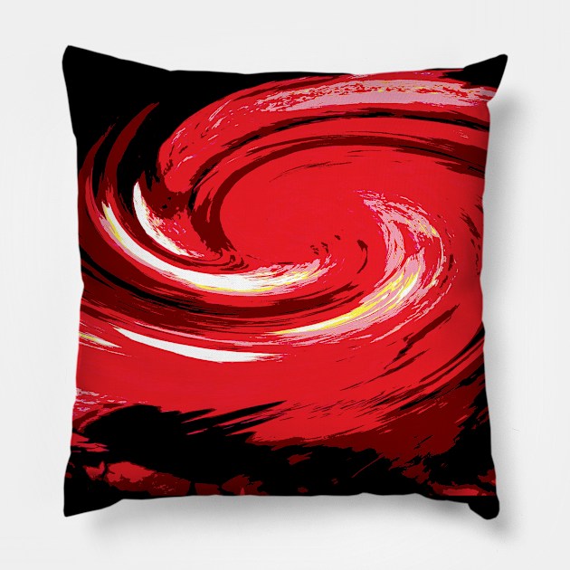 red wave II Pillow by rclsivcreative