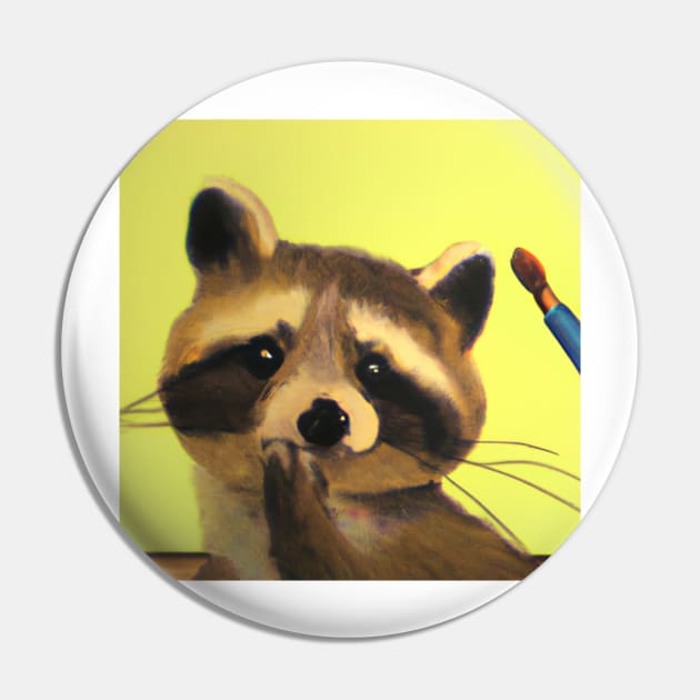 classic raccoon painting Pin by tearbytea