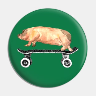 Tony Pig Loves to Skate! Pin